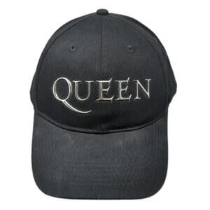 Rock Off Queen Band Black One Size Baseball Cap We Will Rock You Metallic Hat